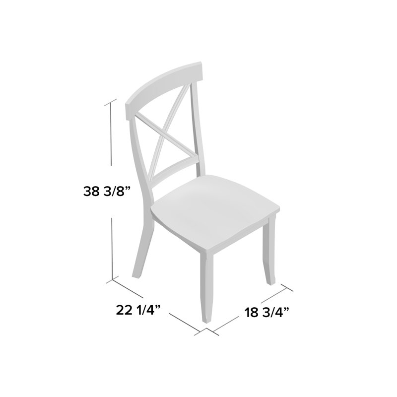 August Grove Standridge Solid Wood Dining Chair & Reviews Wayfair